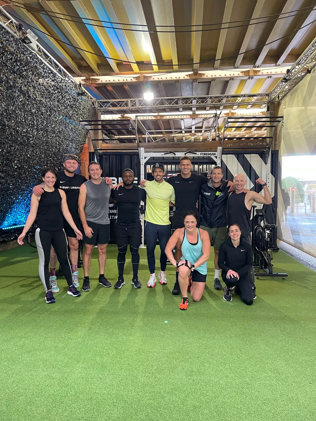 The BMF Urban Battersea crew after a session