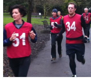 British Military Fitness - Wormwood Scrubs red bibs