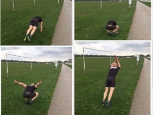 Peter on a training day
